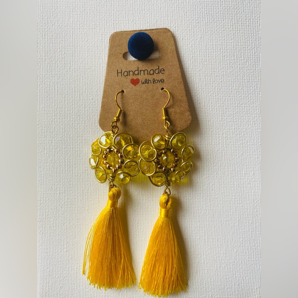 Handmade beaded earrings
